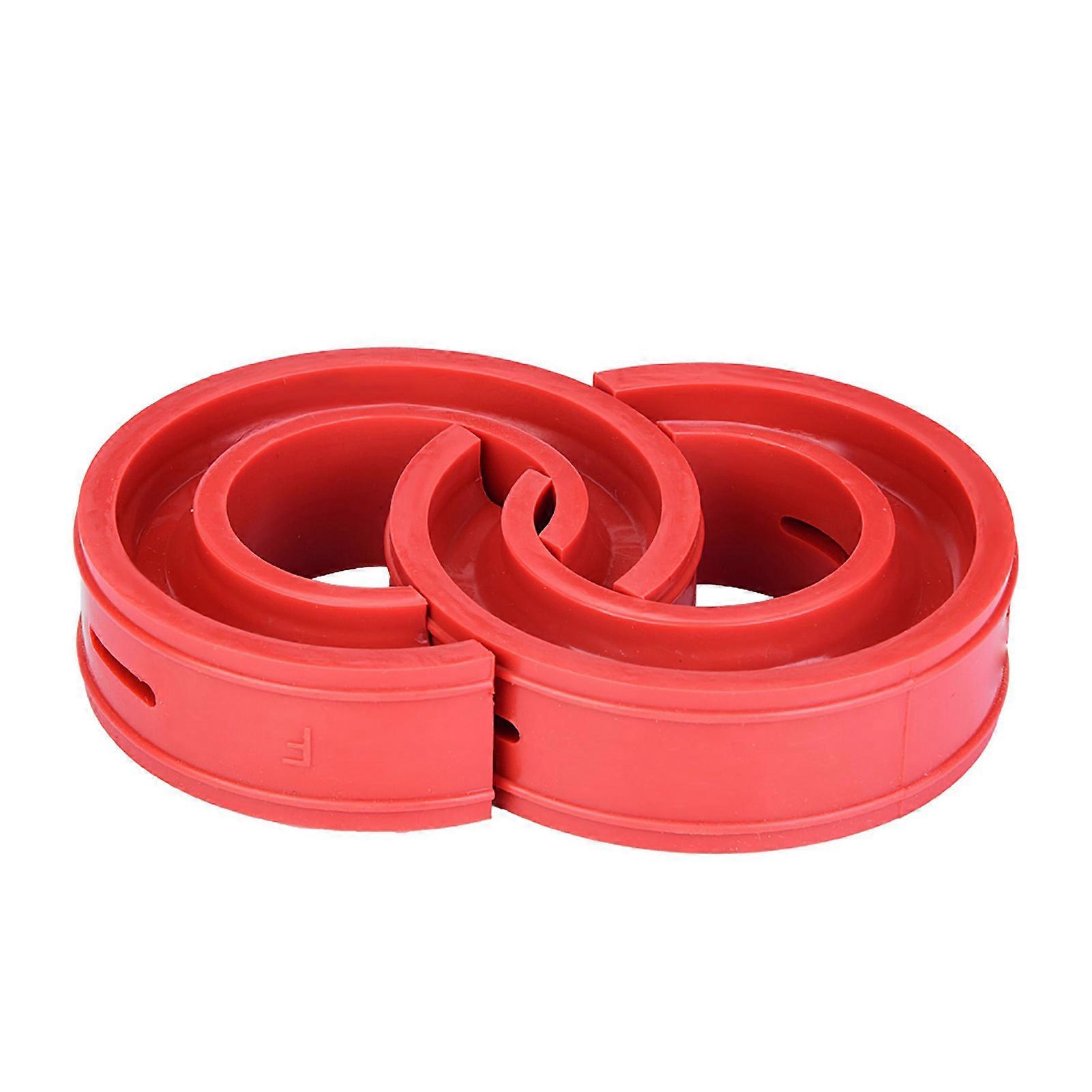 2pc Red Car Shock Absorber Buffer Spring Bumper Cushion Type F
