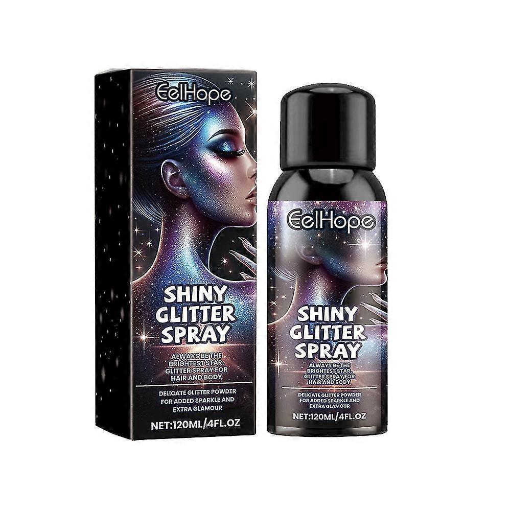 Highlighter Powder Spray High Gloss Glitter Shimmer Sparkle Pearlescent Brightening Long Lasting Waterproof Face Body Highlight
