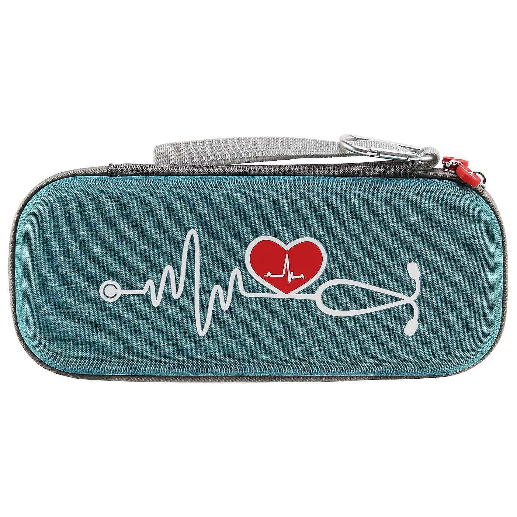 Bag Carrying Case for Classic Iii Stethoscope Pouch Sleeve Box Protection Case(Green)