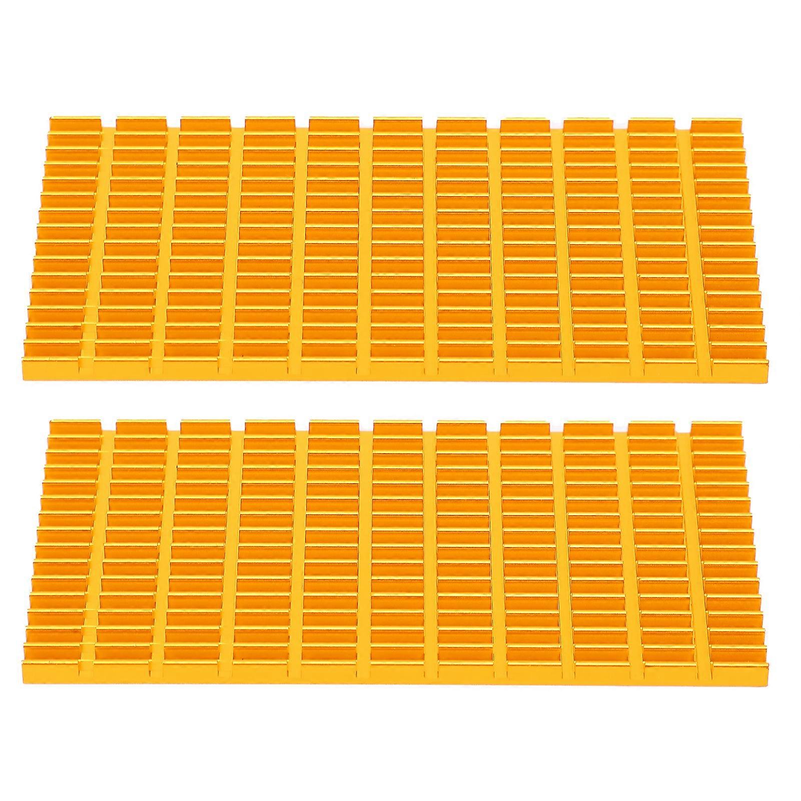 For 2pcs Aluminum Heat Sink Heating Dissipation Cooling Parts for Router CPU IC Radiator PCB