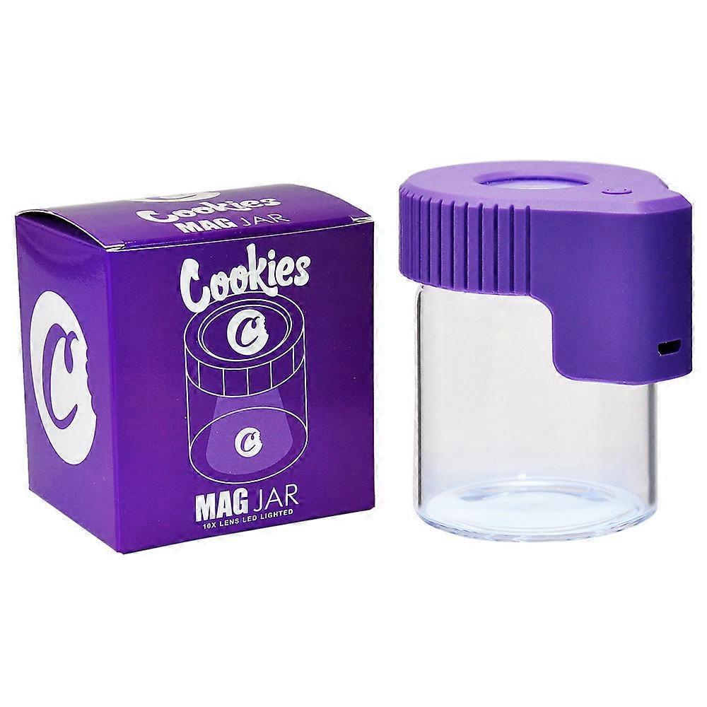 LED Transparent Seal Storage Jar Premium High Boron Silicon Glass Jar for Food Crafts Storage