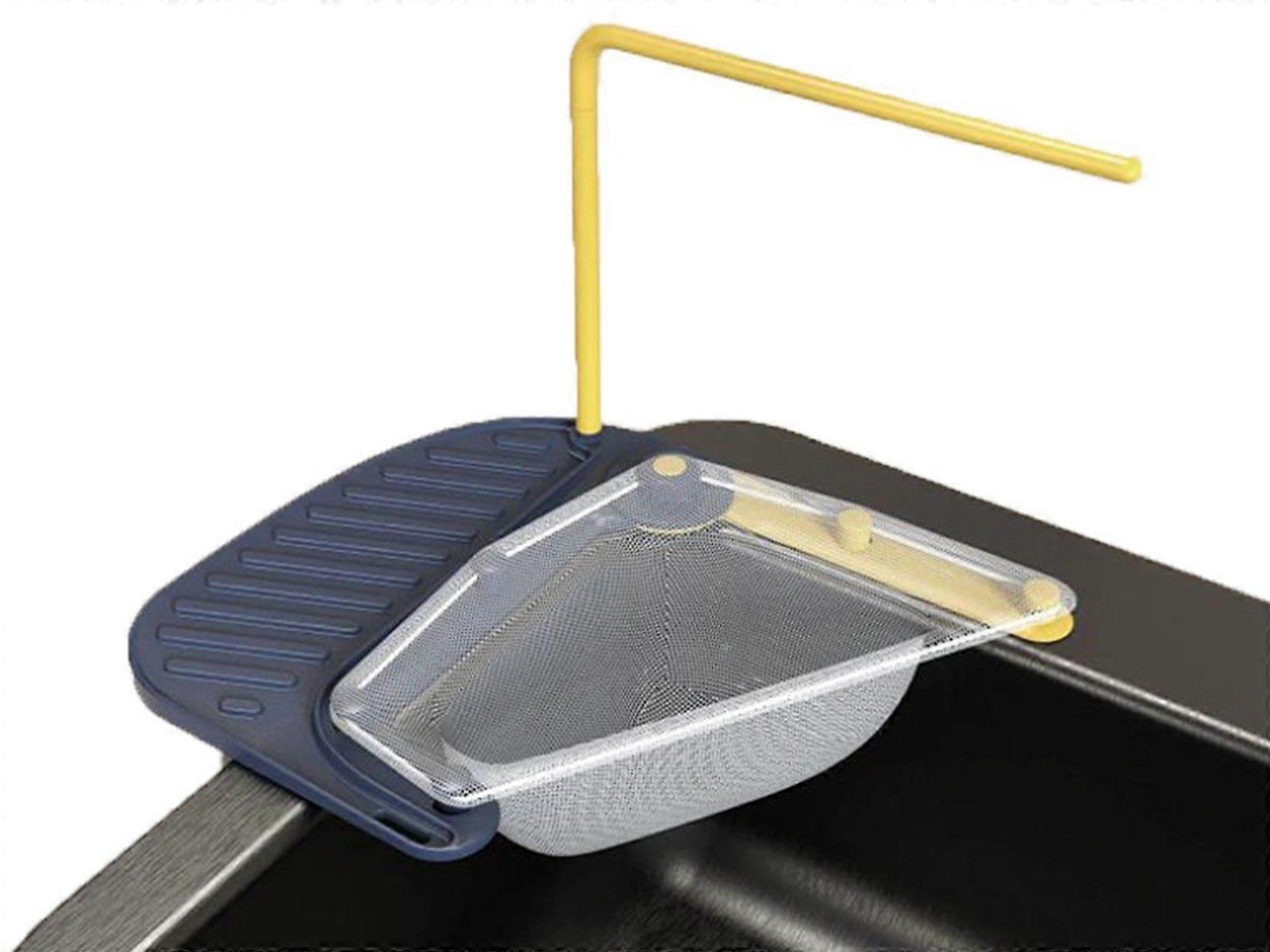 1Pc Kitchen Sink Triangular Strainer Vegetable Fruit Drainer with 50 Mesh Bags