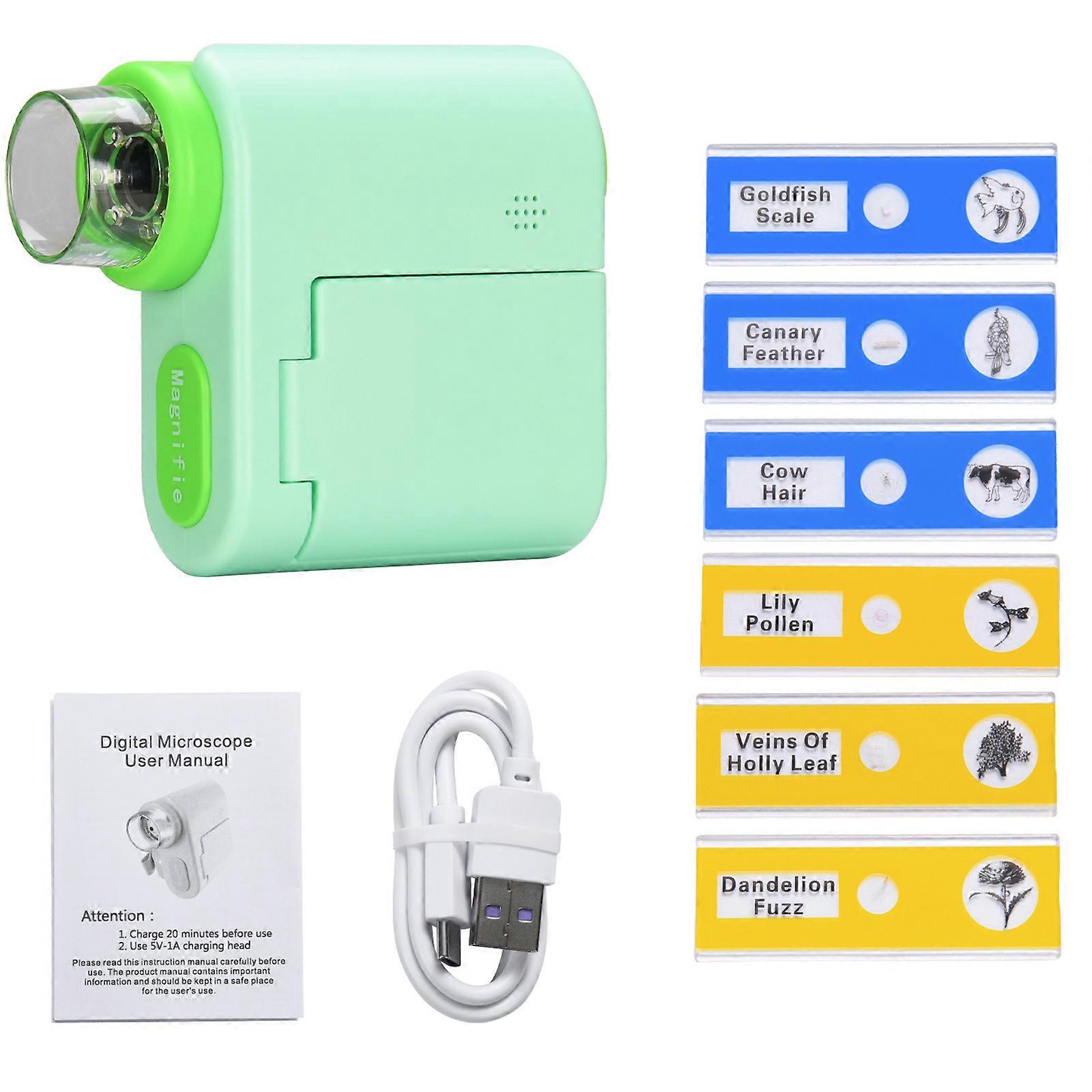 Portable Pocket Microscope for Kids Multifunctional Mini Microscope for Kids