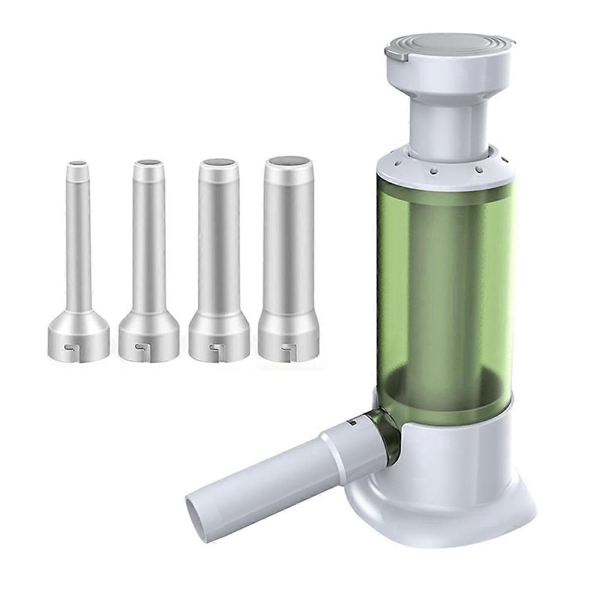 Manual Sausage Stuffer Set with 4 Filling Tubes Press-Type Meat Stuffer for Homemade Sausages