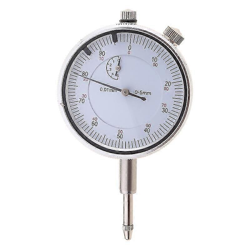 0-5mm/0.01mm Dial Indicator Gauge Meter With Lug Back Precise Measure Instrument Dial Gauge Micrometer Tool