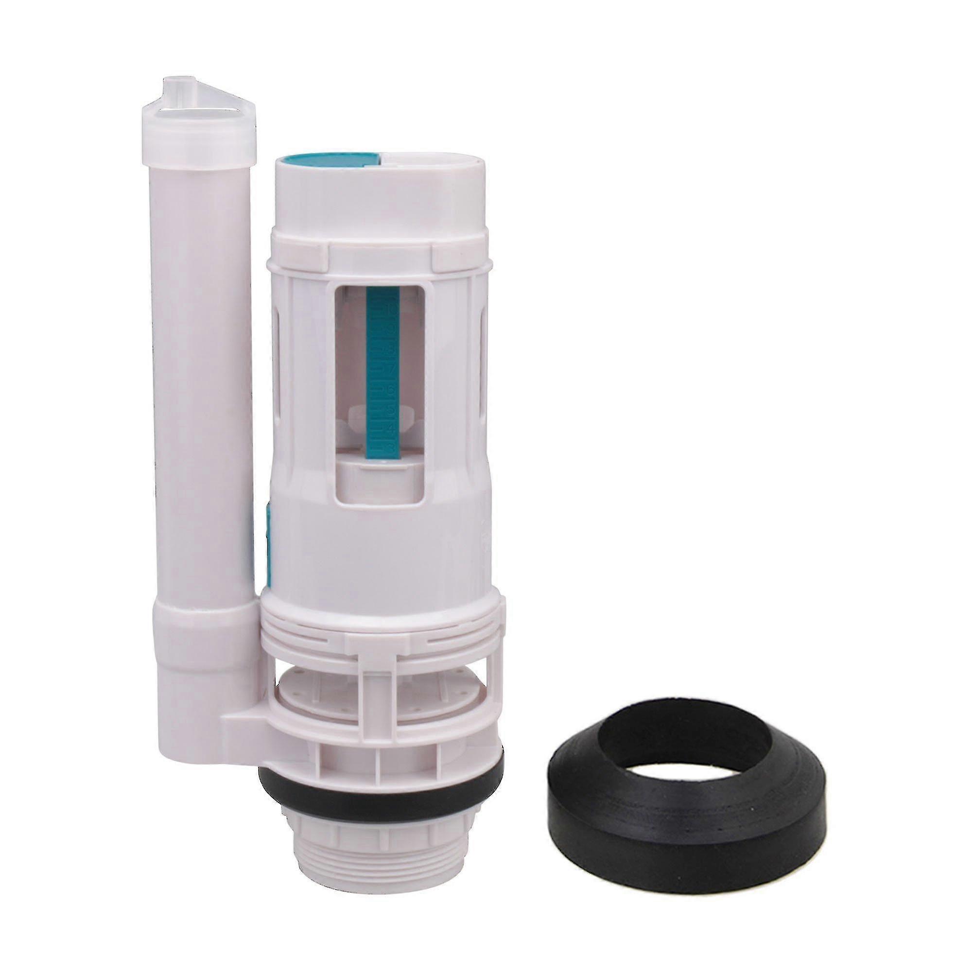 Abs Toilet Cistern Dual Flush Push Button Valve With Adjustable Base