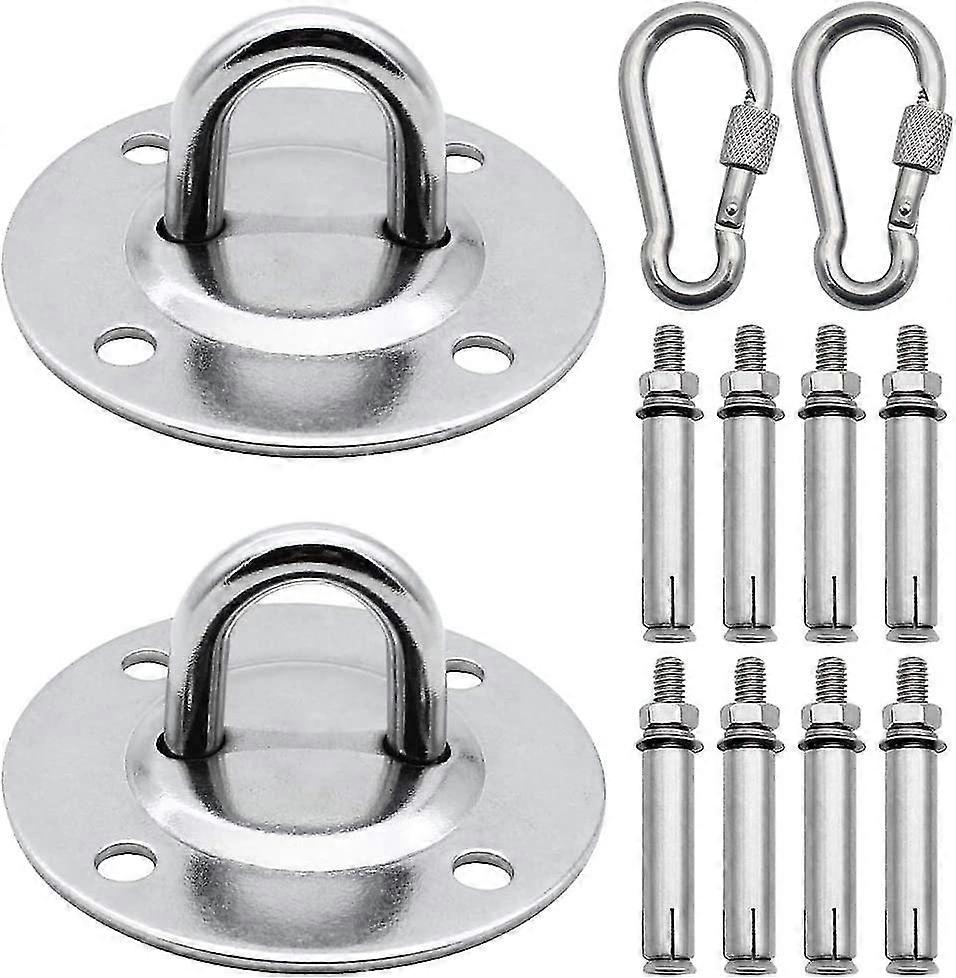 2 Pieces Iave Ceiling Hooks Stainless Steel Professional Ceiling Mount Load