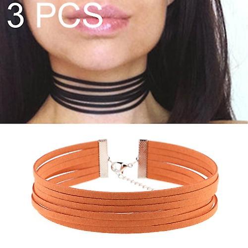 Style 6 Layers Flannel Necklace Collar