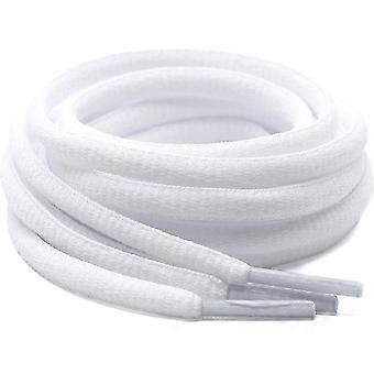 20 par ovale sko lisser hvite farger halvrunde 100cmshoelaces for sport / joggesko sko strenger