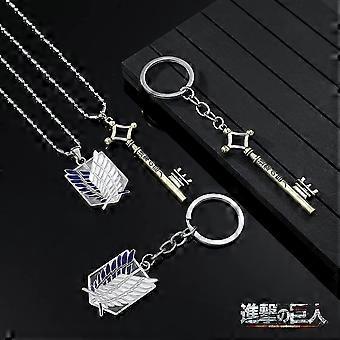 Anime Tsukino Usagi Collana Ali d'amore Bastone magico Collana con ciondolo Ragazza Set di gioielli Regalo Cosplay Prop Girocollo  200000532
