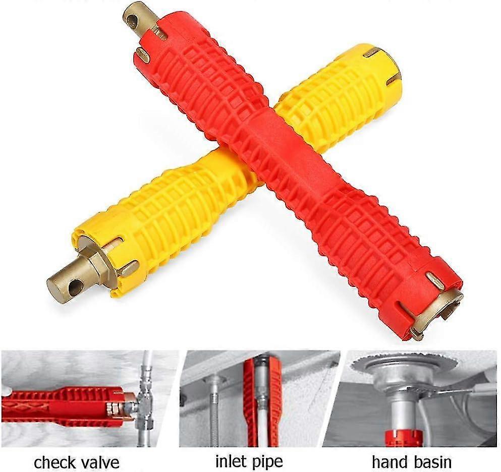 Qqdd 2pcs Outil D'installation De Robinet D'vier - Cl Douille Multifonction