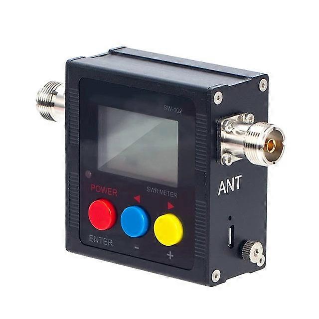 1 Pcs Sw-102 125-520 Mhz Digital Vhf/uhf Power Swr Meter For Two Way Radio Us Plug
