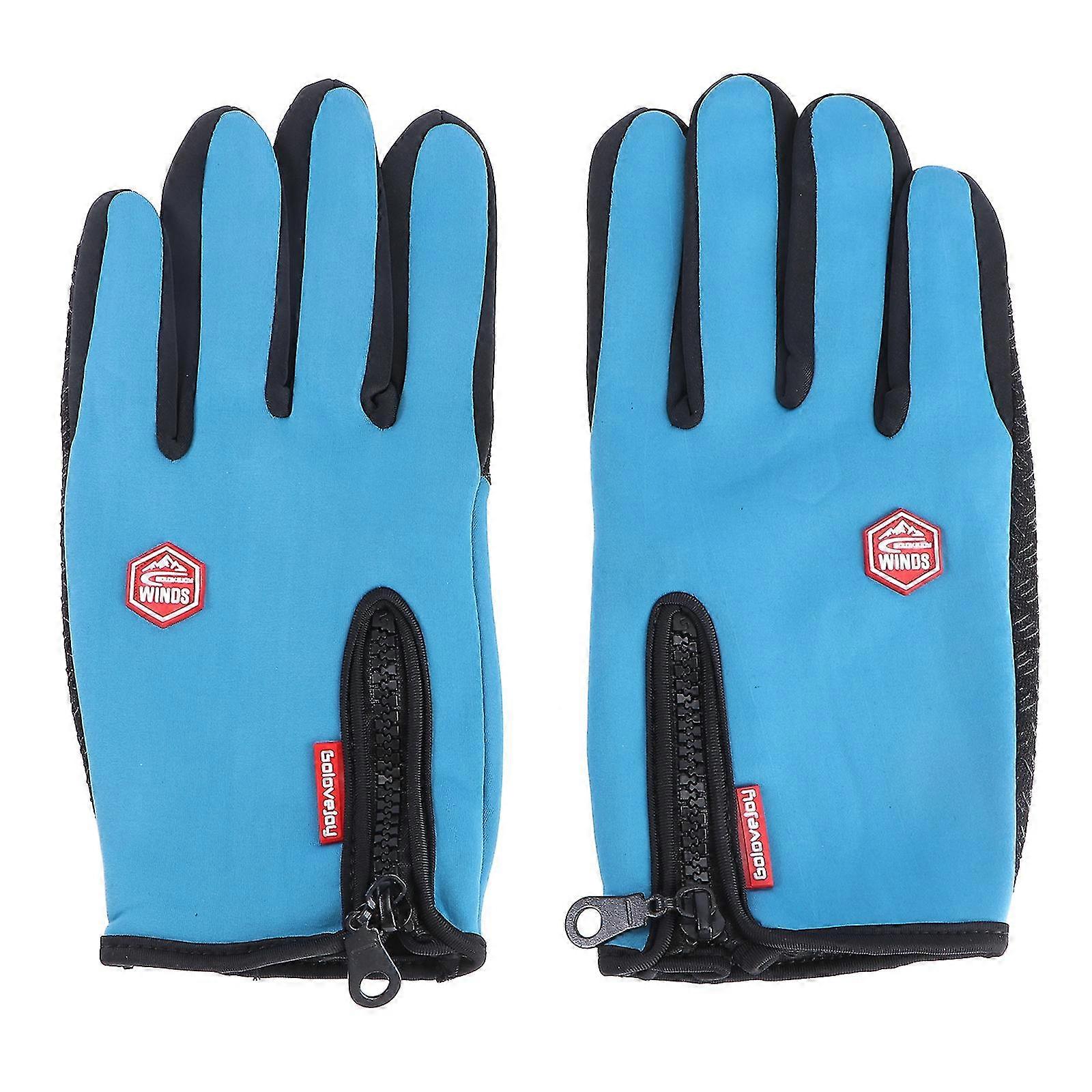 1 Pair Outdoor Winter Warm Waterproof Gloves Cycling Gloves Bike Gloves Gloves With Sensitive Touchscreen Function Idea For Skiing Snowboarding Cyclin