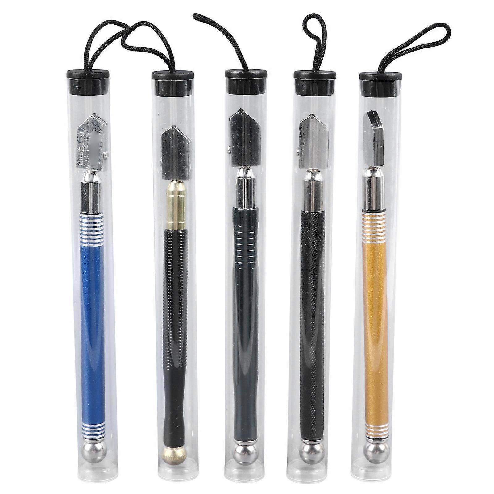 5 قطع البلاط الزجاجي القاطع متعدد الوظائف قاطع التنغستن الصلب بليد دليل الزجاج قطع سكين أداة اليد