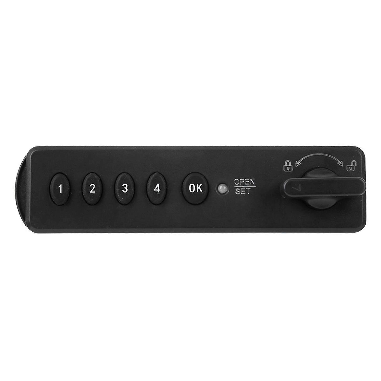 Smart Electronic Password Lock Security Alarm Coded Locker with Flat Bolt for Wardrobe Gym Bathroom