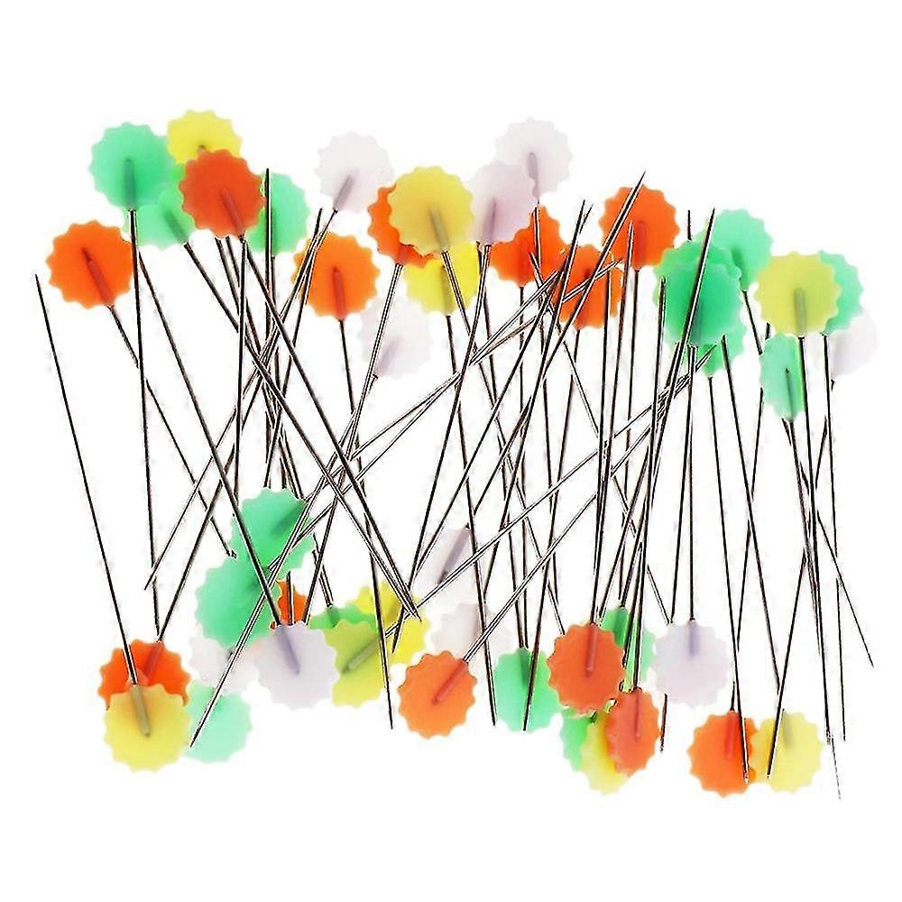 50 Pieces Flat Button Pins for Sewing DIY Projects Sewing Quilting Tool Accessory