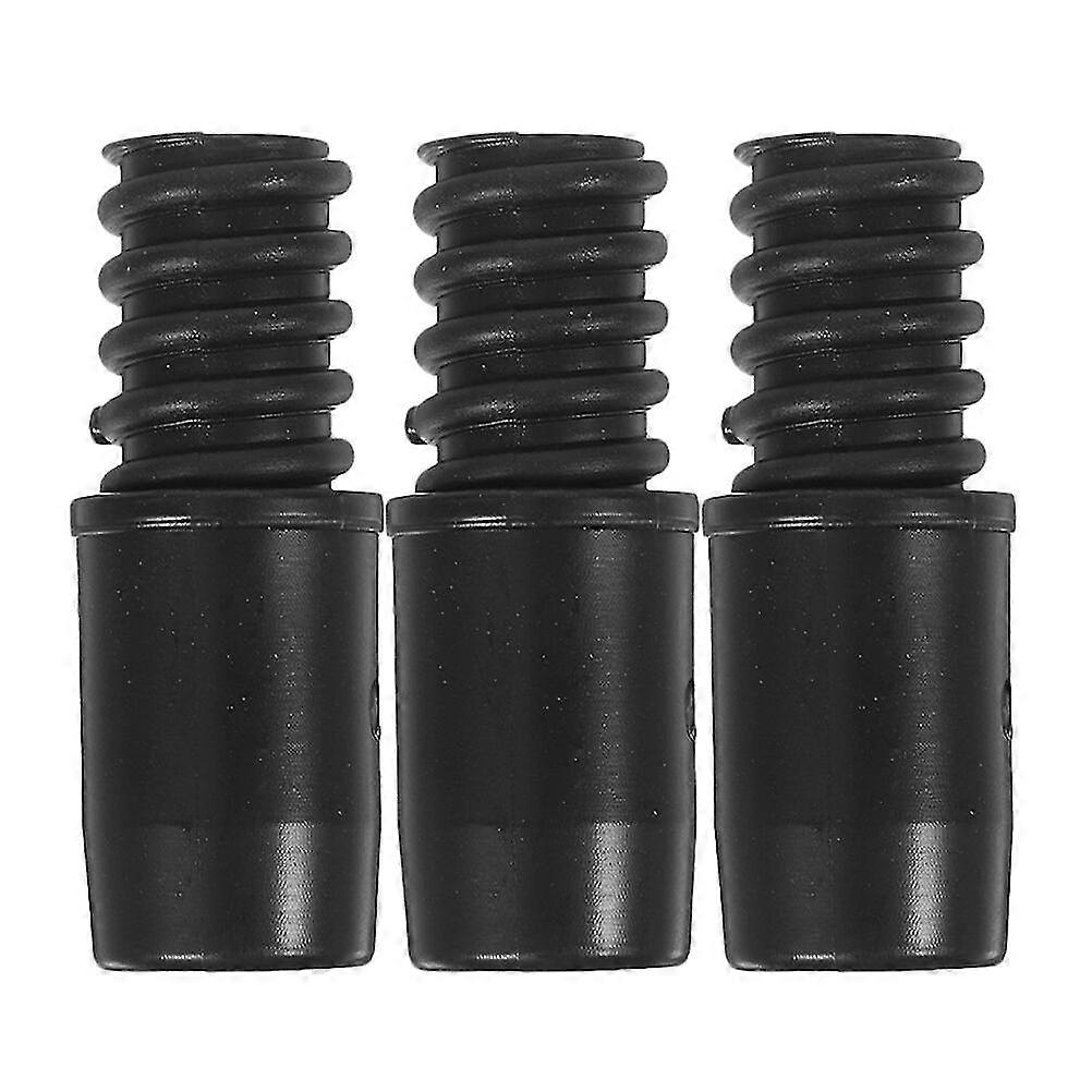 3pcs Embout Fileté Remplacement Remplacement Tail Adaptateur Fileté Pointe Réparation Vadrouille Poignée Partie