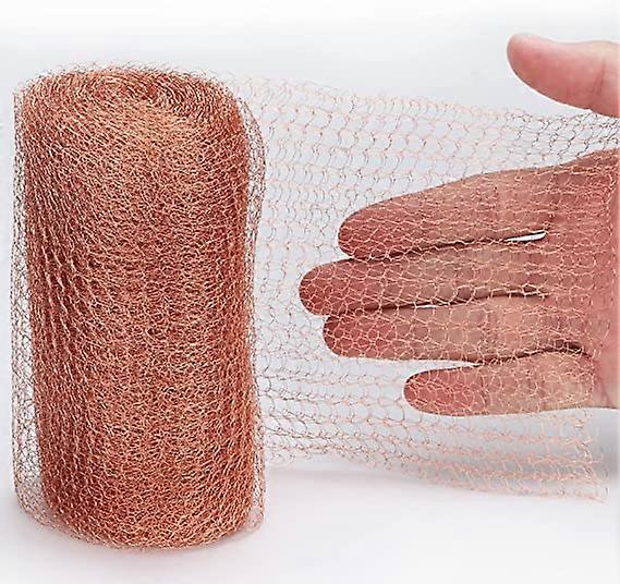 20 Feet Copper Mesh Pest Snail Stopper Mesh Rodent Mesh Control Garden Slug Pest Control for Mouse Snail Pigeon