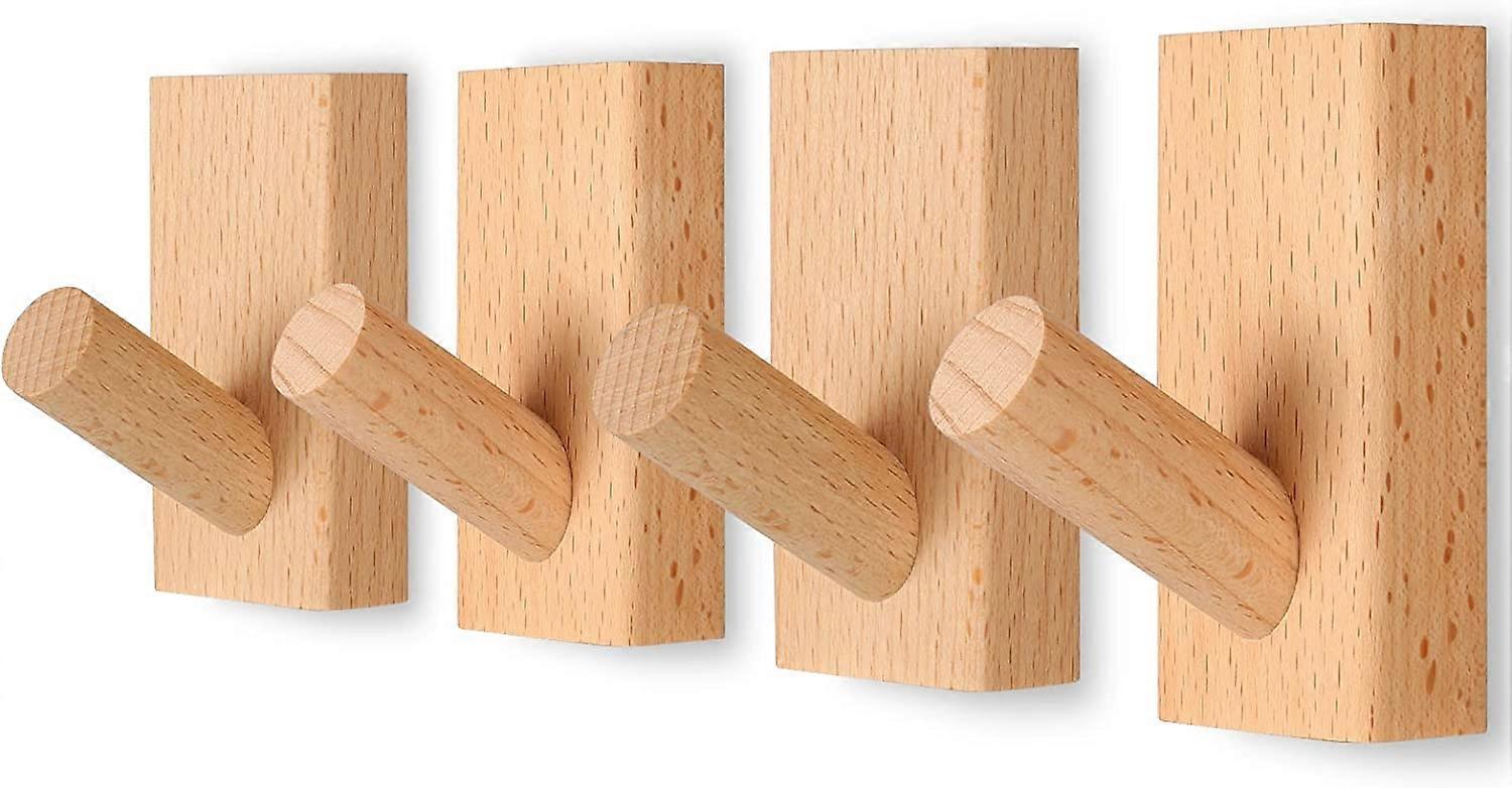 Appendiabiti moderno in legno con ganci decorativi neri da parete e organizer per ingresso - Italia
