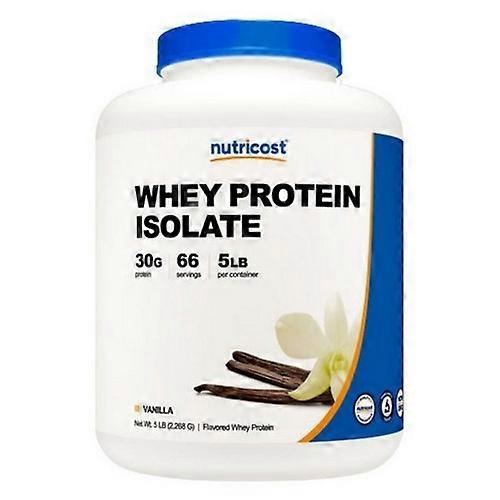 Nutricost Whey Protein Isolate Powder Vanilla ,5 Lbs