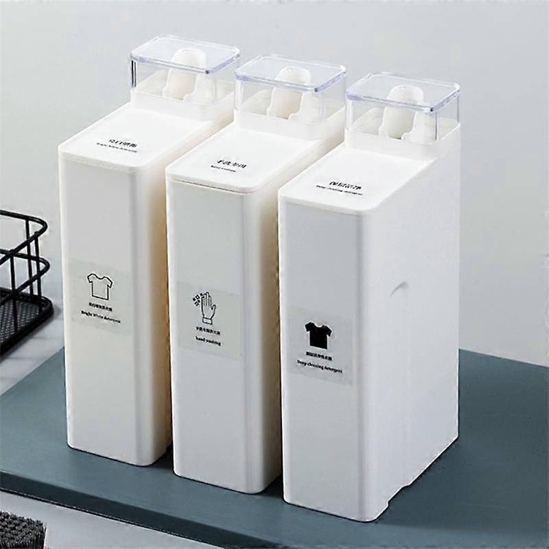 Bathroom Laundry Detergent Sub Bottling Large Capacity Plastic Hand Sanitizer Supplement Replacement Bottle Storage Box