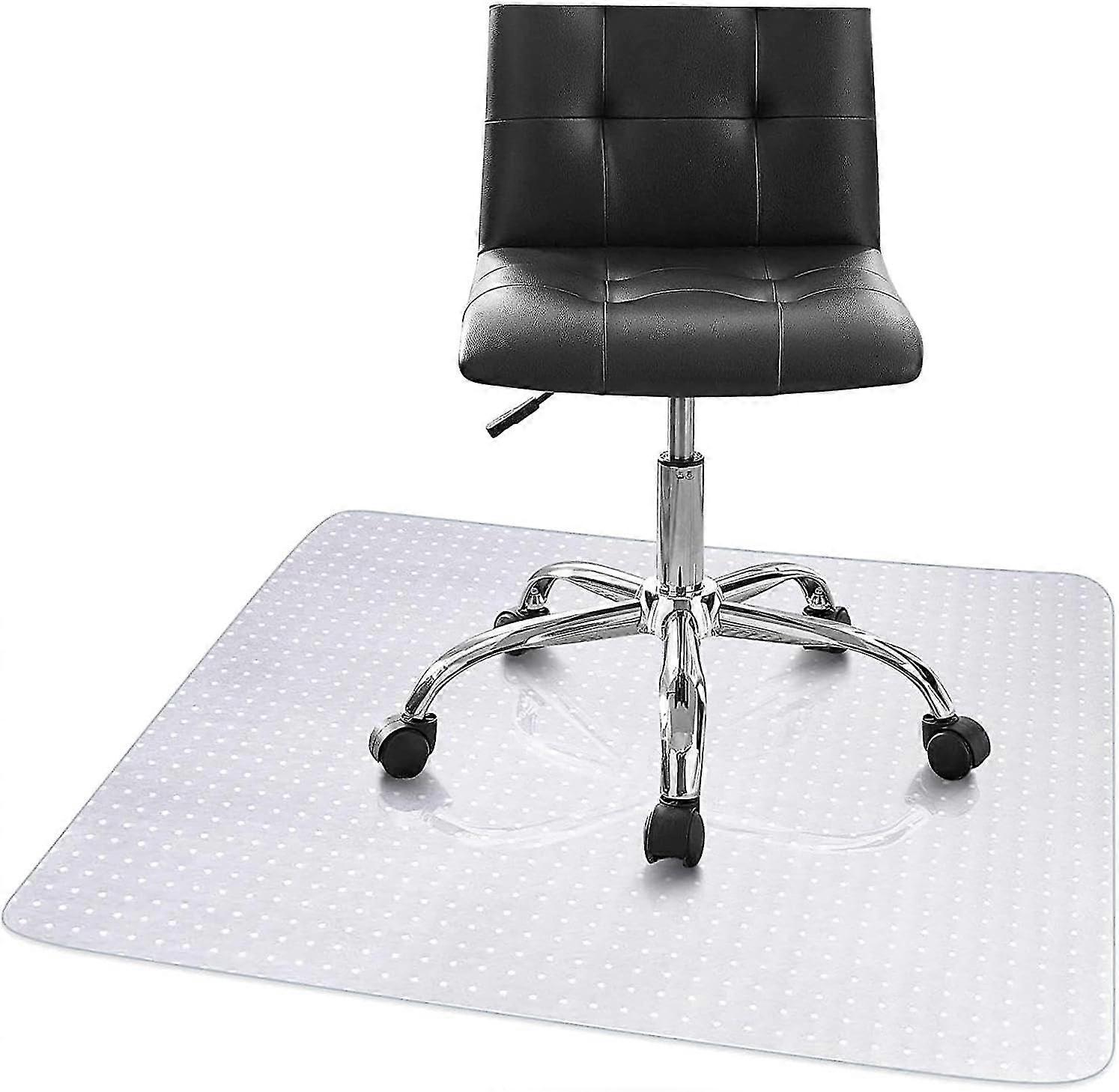 Transparent PVC Chair Mat Durable Clear Desk Mat for Hard Floors Office Chair Floor Protector Rectangular Carpet Cover for Home Office