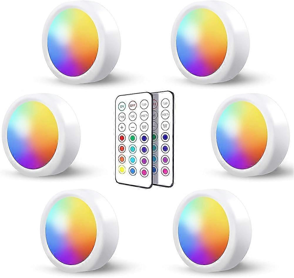 Led Spots Battery-Operated With Remote Control - Cabinet Lighting, Dimmable