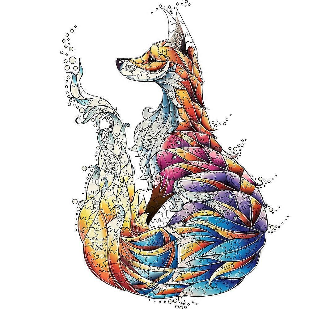 Oregelbundet trädjurpussel (Single Tail Fox)