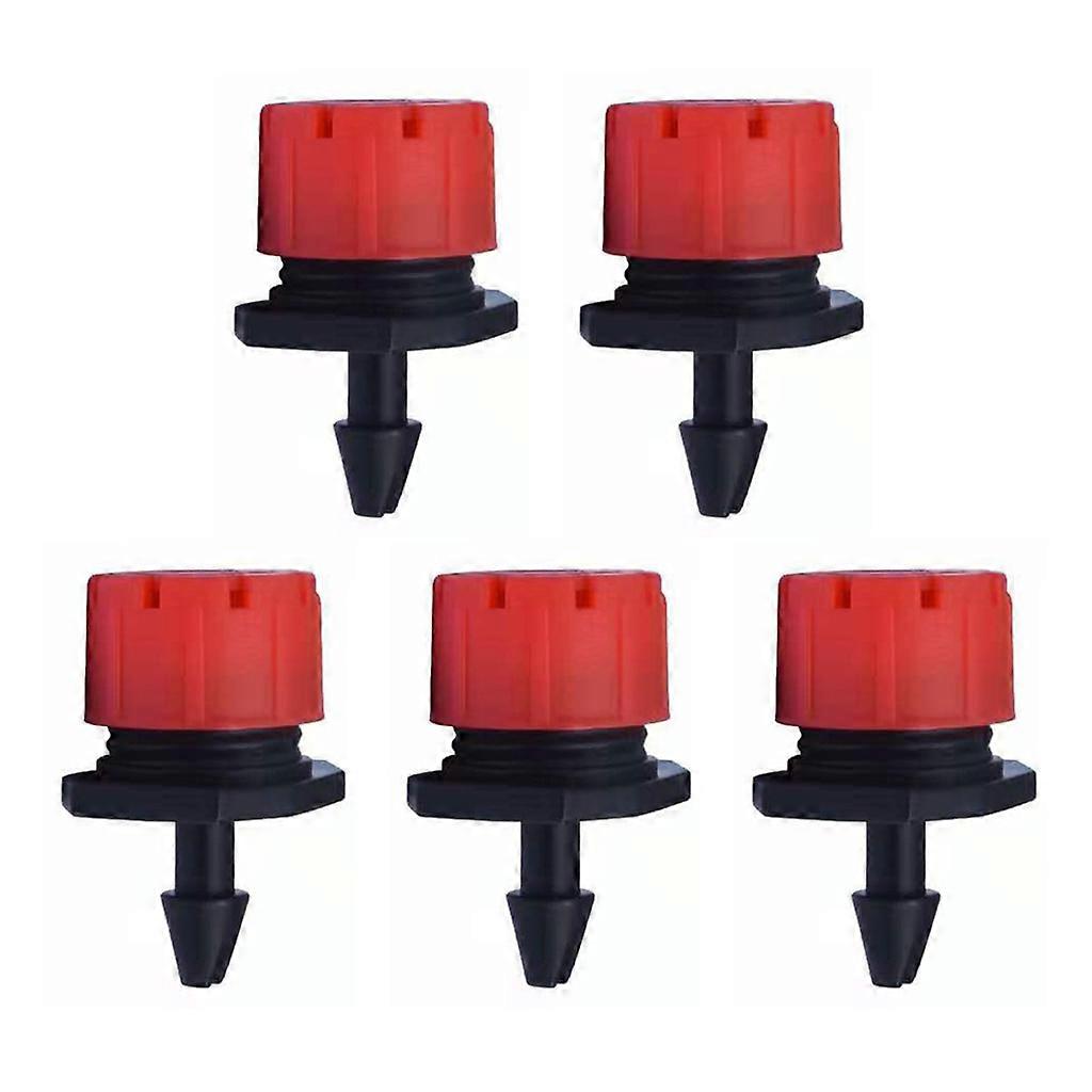 5pcs Micro Flow Dripper Drip for Head 1/4 Inch Hose Garden Irrigation Misting