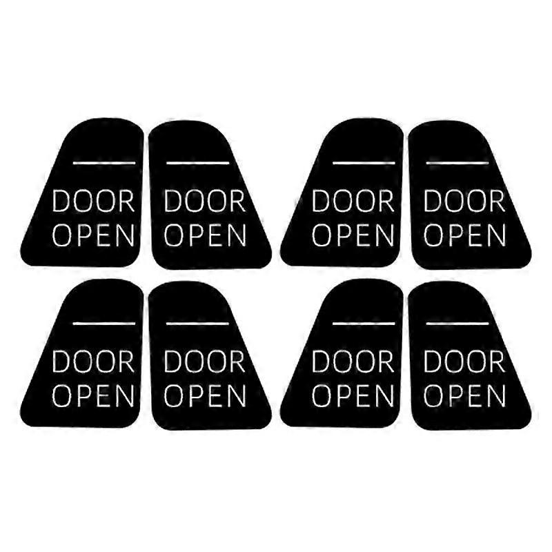 8pcs Luminous Car Open Door Button Stickers For Tesla Model 3 Accessories Reminder Door Open Sticker Armrest Window Lift Switch