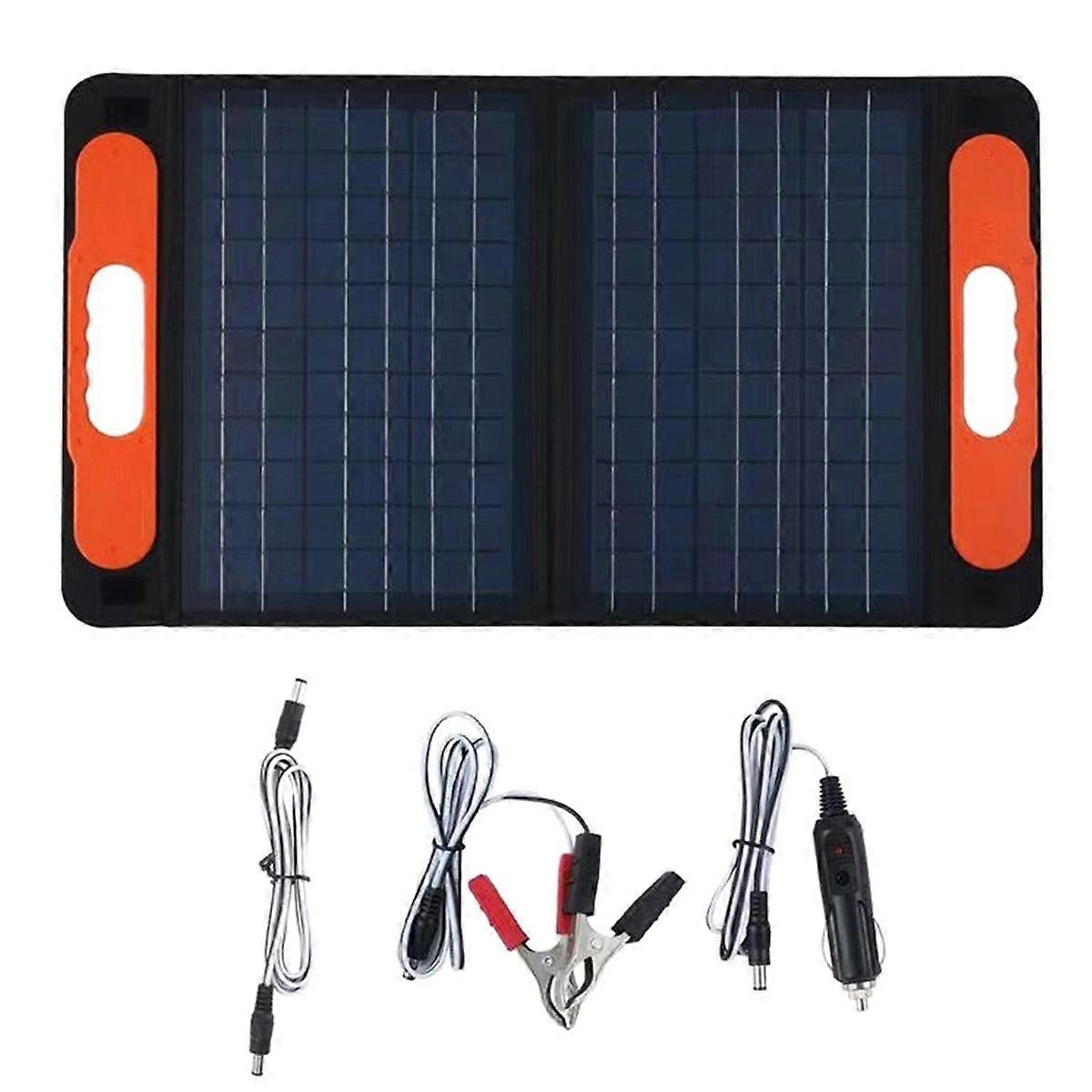 Solar Panel Portable Folding Bag USB Output Solar Charger Outdoor Power Supply for Phone Power Generator