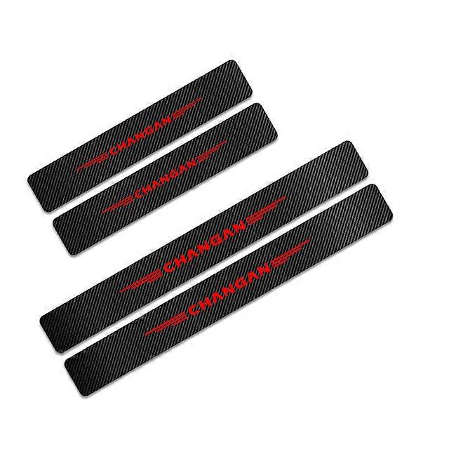 Motor Vehicle Parts 4PCS Car Threshold Stickers Protector Cover Auto Accessories For CHANGAN CX70 CS55 CS75PLUS CS35 CS95 CS15 Alsvin Karvaan Hunter