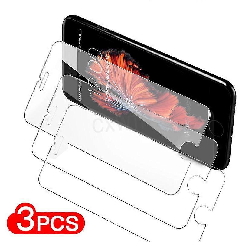 3pcs זכוכית מגן לאייפון 14 13 11 12 Pro XS Max XR זכוכית מחוסמת לאייפון 7 8 6s פלוס 5 SE 2020 מגן מסך מגן מסך לסרט