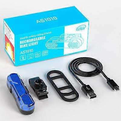 Bicycle Parts USB Charging Bicycle Light LED Bike Warning Taillight Night Cycling Rear Light Waterproof Mountain Bike Lamp Bicycle Accessories