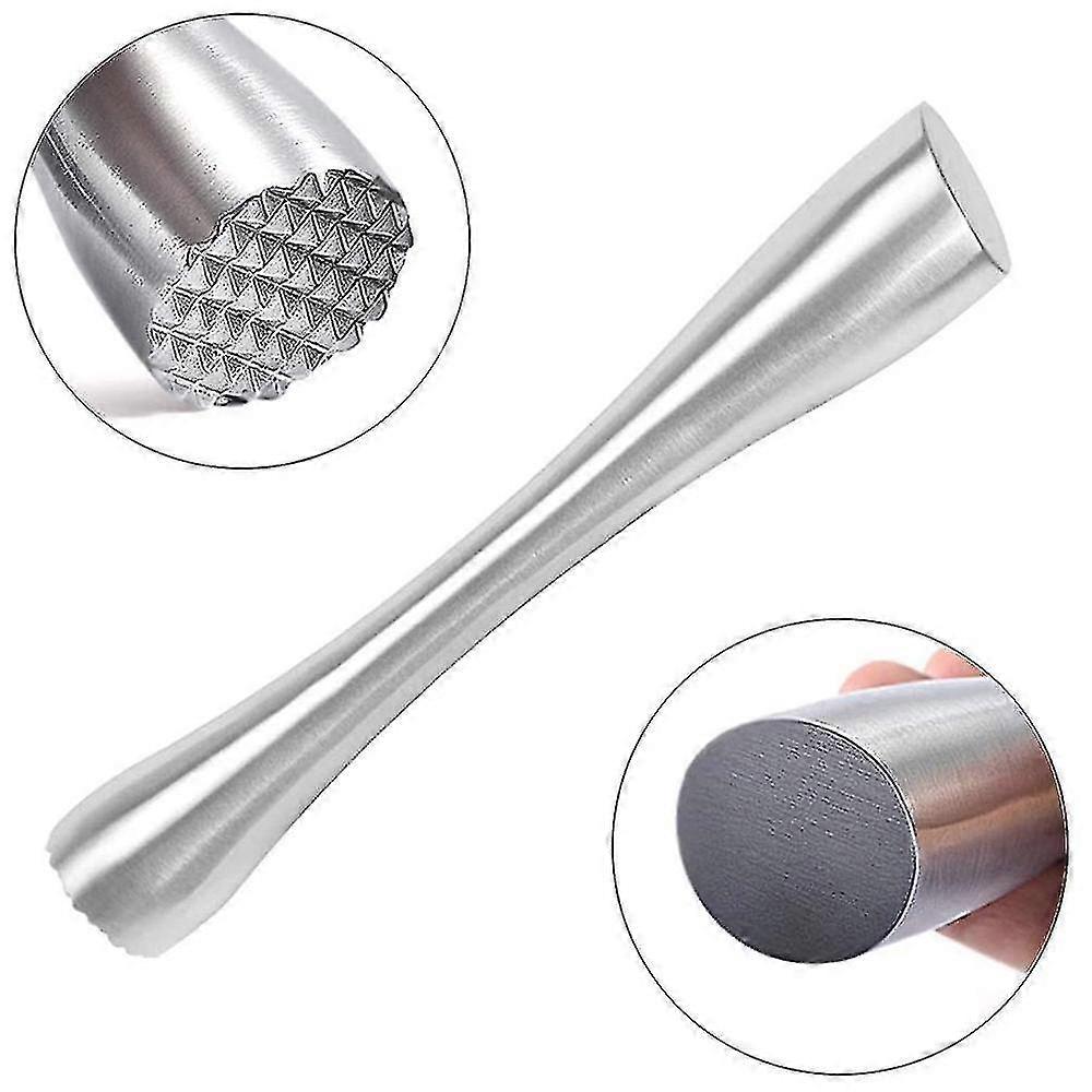 Menos acero Muddler Lemon Masher Bartender Tools 20cm