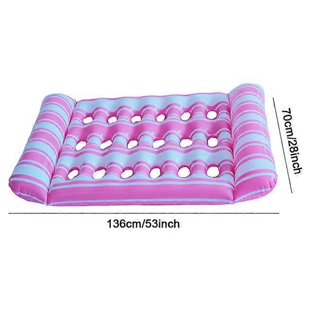 Inflatable Water Sleeping Bed Air Mattress Water Hammock Float Sun Lounger Outdoor Foldable Swimming Pool Home Pool Accessories