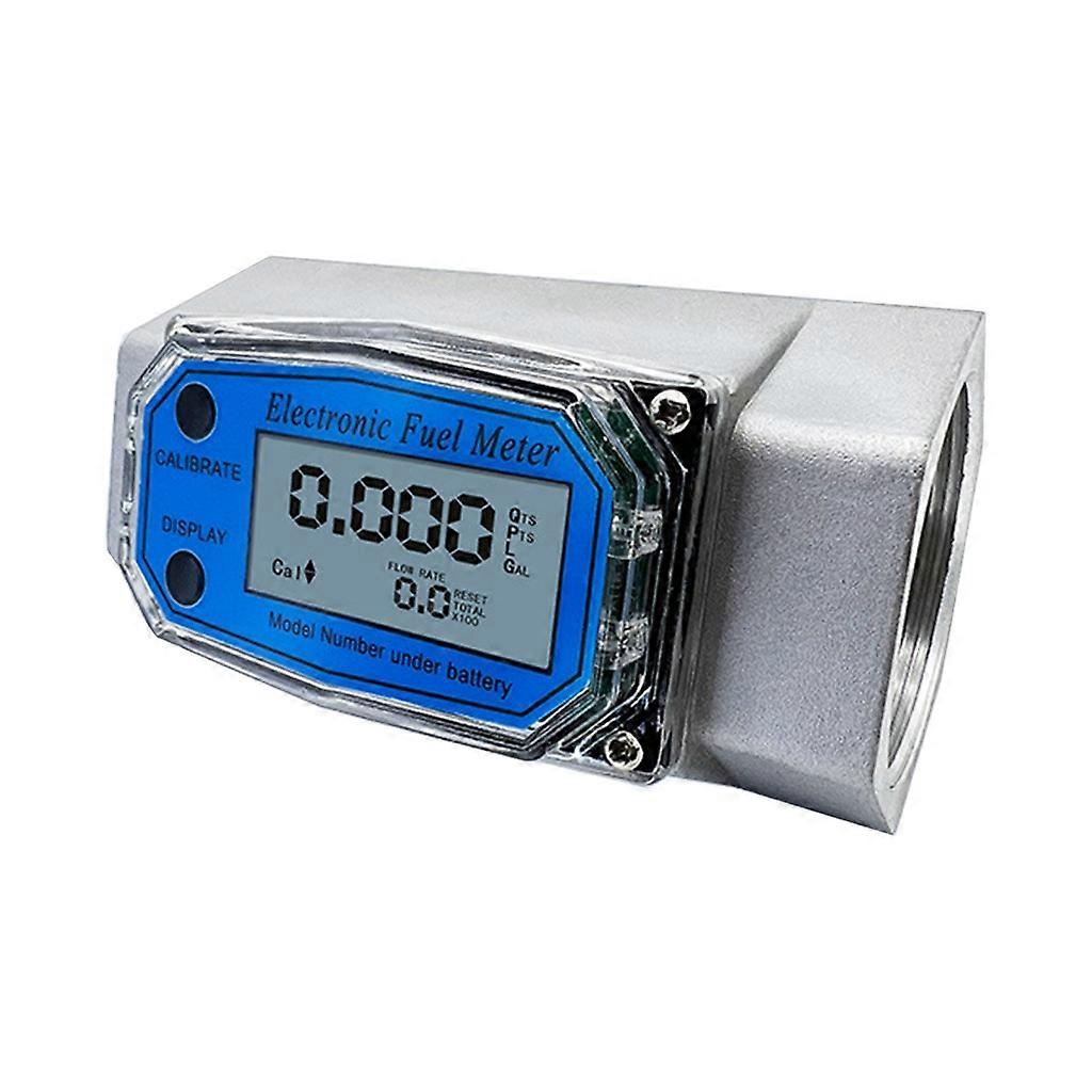 Flowmeter 1/2/2.5/3in Liquid Flow Sensor Meter Electronic Turbine- Flow Meter