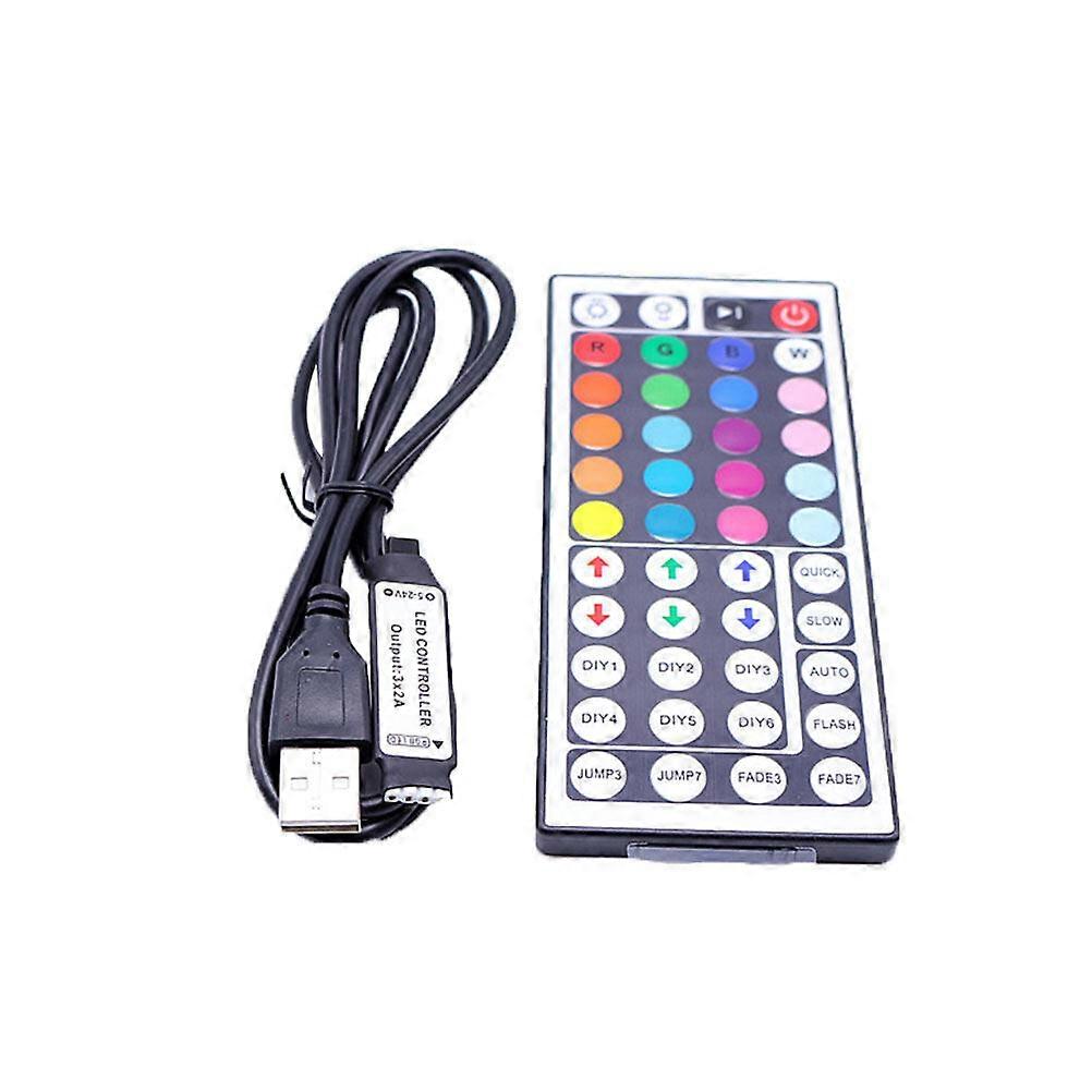 1PC Mini 44 Keys IR USB Cable Infrared Wireless Remote Controller for TV Light String Home