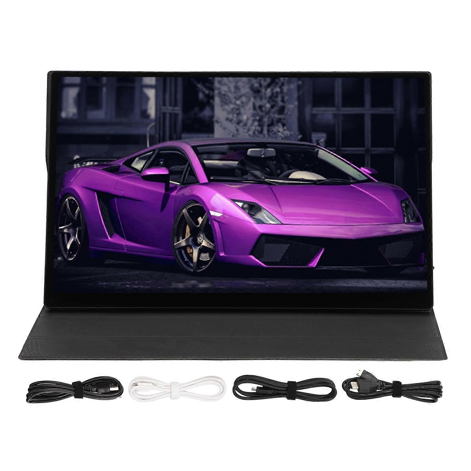 15.6 Inch 4K Laptop Screen Extender 10 Point Touch Screen 3840 X 2160 60Hz Refresh 16:9 USB C Laptop External Screen for Switch