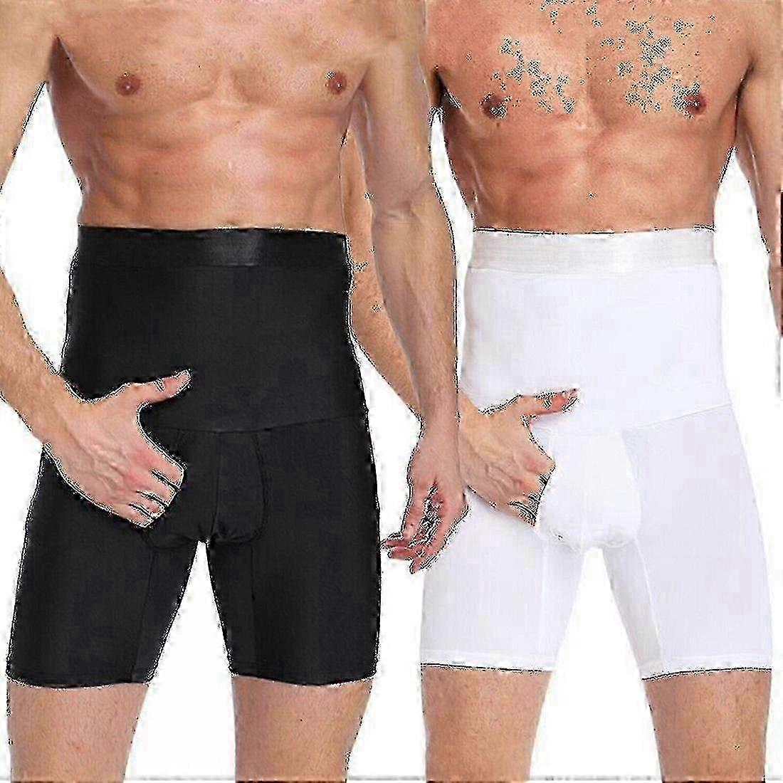 Mens High Waist Boxer Shorts Tum Sr Girdle Pants