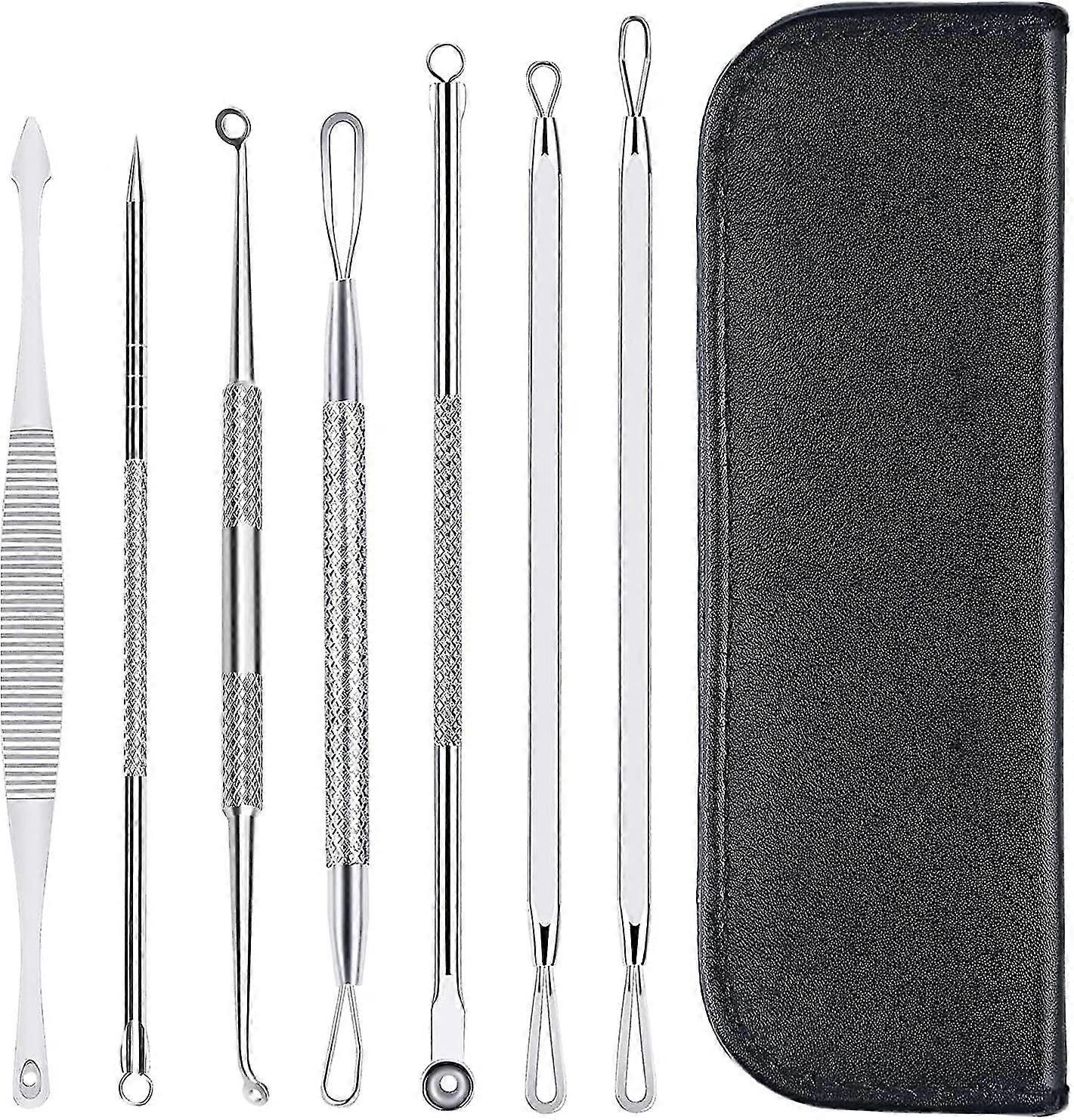 7 Pcs Pimple Blackhead Remover Extractor Tool Kit