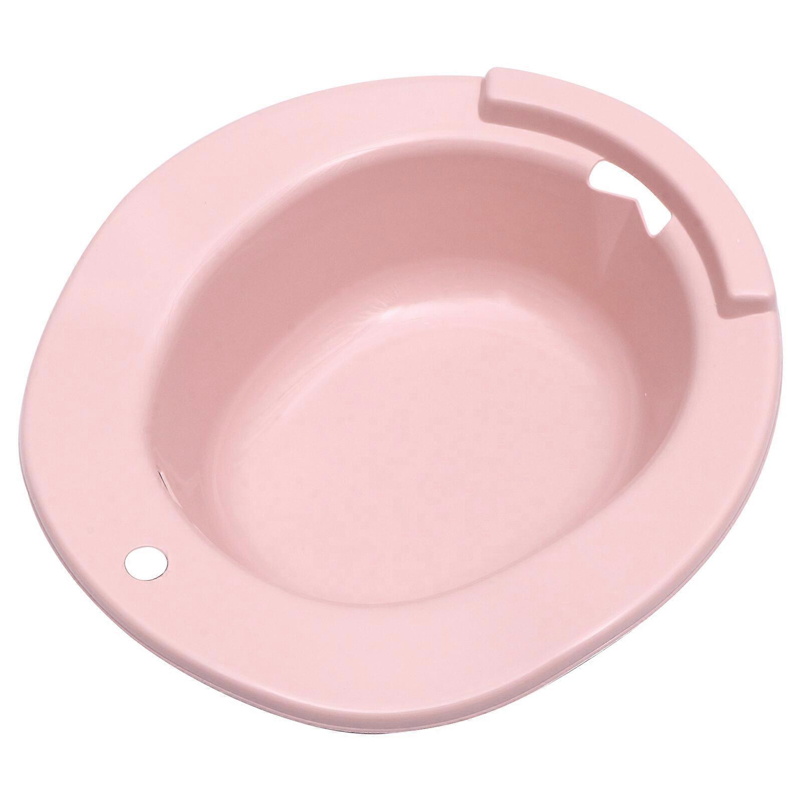 1Pc Sitz Bath Postpartum Care Wash Basin Toilet Seat Sitz Bath Squat Free Basin