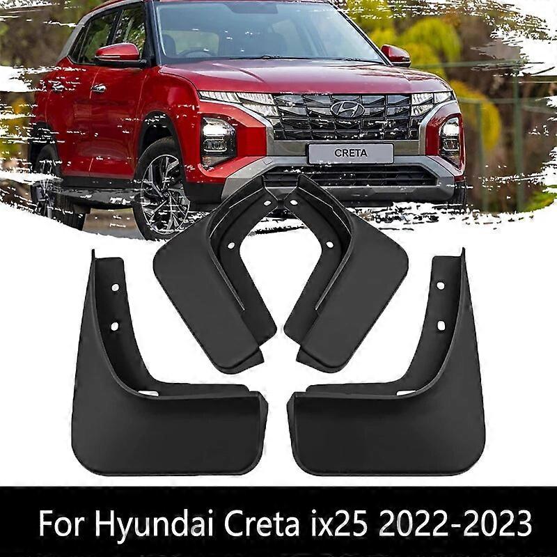 For Hyundai Creta ix25 MK2 SU2 2022 2023 Front Rear Mudguards Wheel Protector Splash Guards Car-styling Fender Upgrade MudFlaps