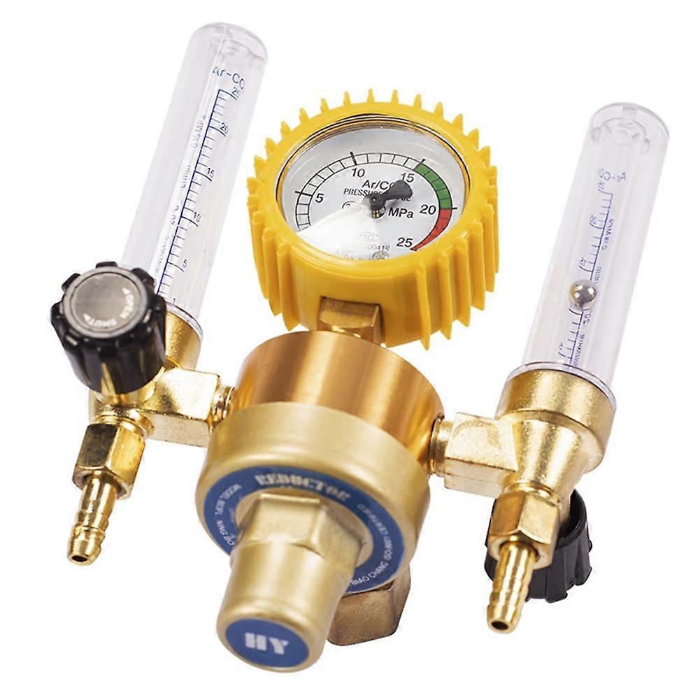 Mig Tig CO2 Pressure Reducing Valve Flow Meter Control Valve Double Tube Welding Gas Regulator Bubble Counter Flow Meter