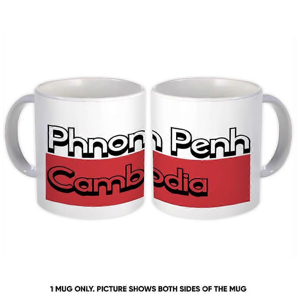 Cană cadou: Phnom Penh Cambodia Rectangle