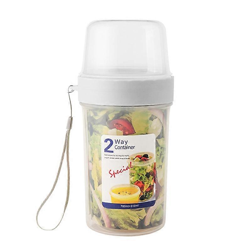 Storage Jar Airtight Dual Layer PP Refrigerator Storage Keeping Fresh Food Container for Home