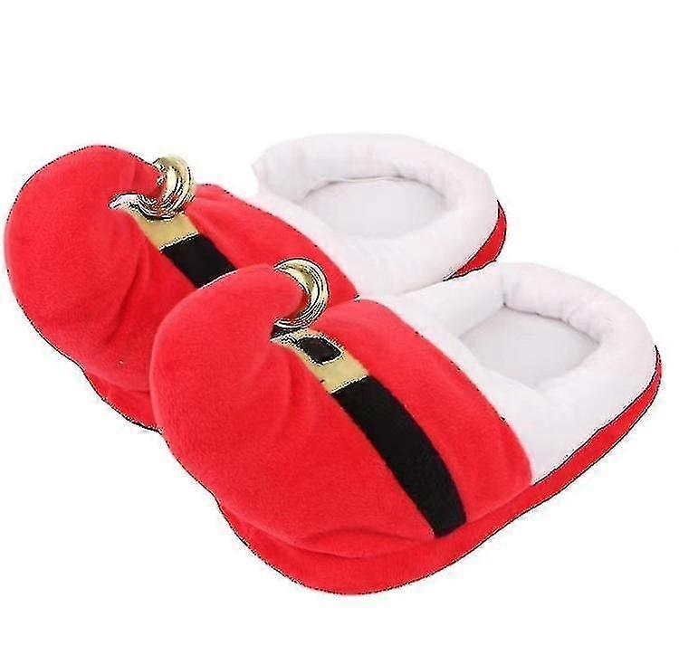 1 par juletøfler komfortable vintertøfler