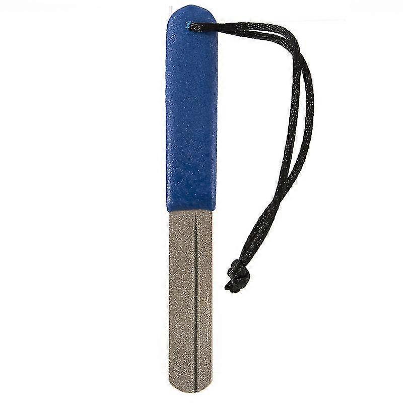 Wuzhou Diamond Fishing Hook Sharpener Files Hone Stones Carp Grindstone Tool(1pc,blue)
