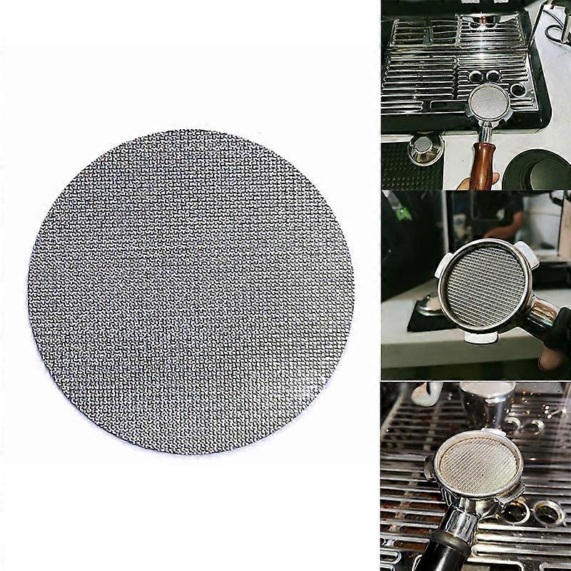 Coffee Machine Handle Filter Screen Stainless Steel Reusable Filters Secondary Diversion Screen Coffee Accessories