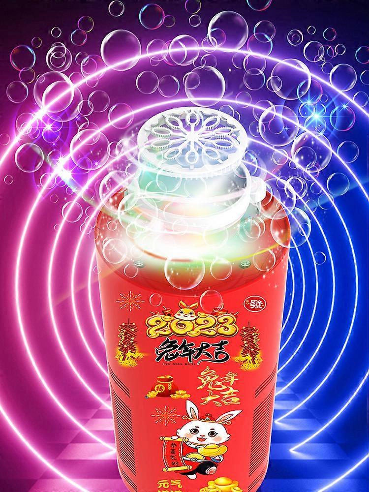 Fireworks Bubble Machine for Kids with Music & Light Effects